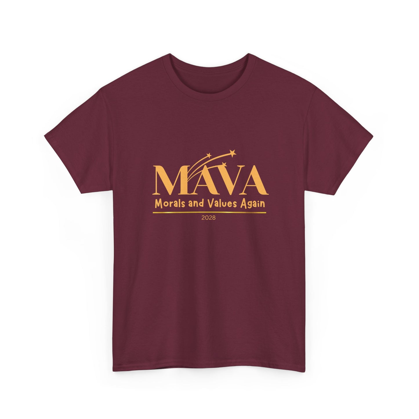 Morals and Values Again (MAVA) Unisex Tee, Graphic T-Shirt, Ethical Values Shirt, Philosophical Tee, Abstract Design Shirt, Unisex Heavy