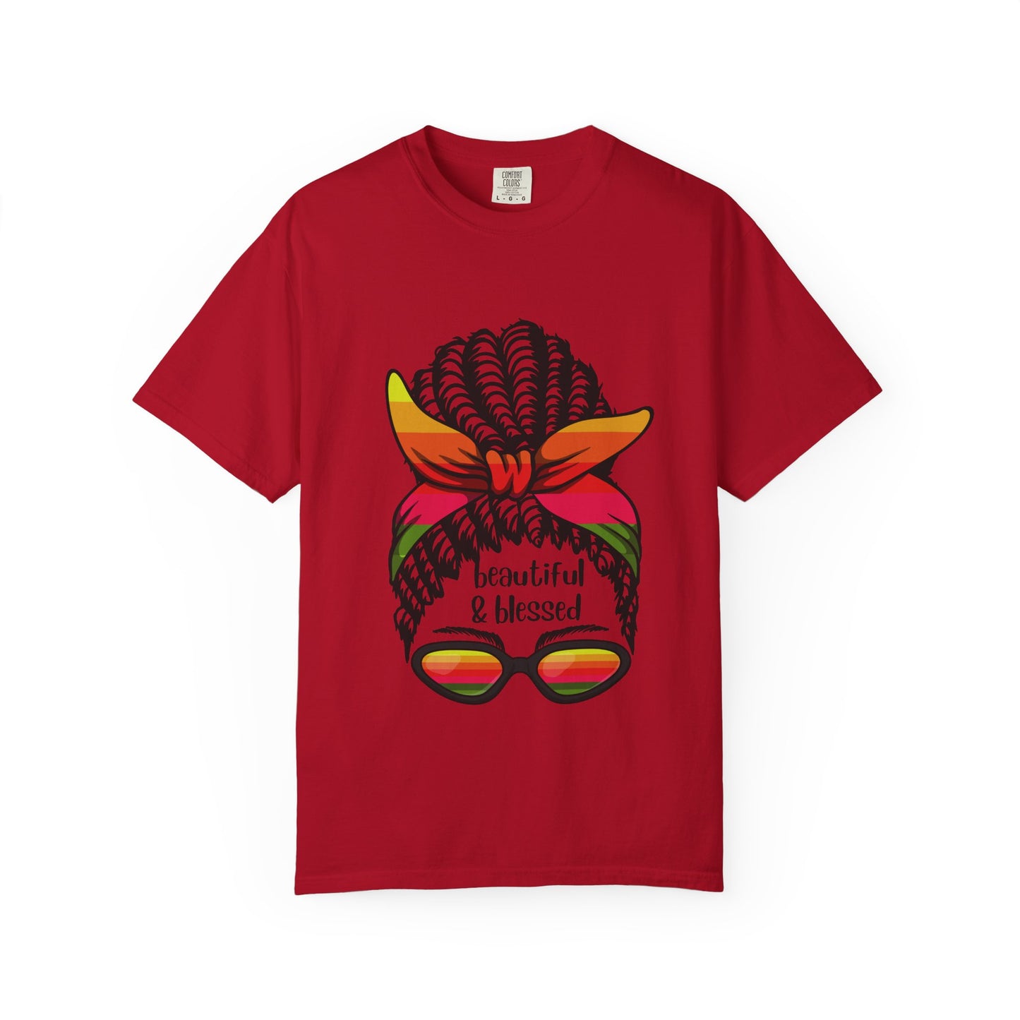 Beautiful & Blessed T-Shirt | Unisex Garment-Dyed Tee | Perfect for Celebrations, Festivals, Everyday Wear, Gifts, Casual Style
