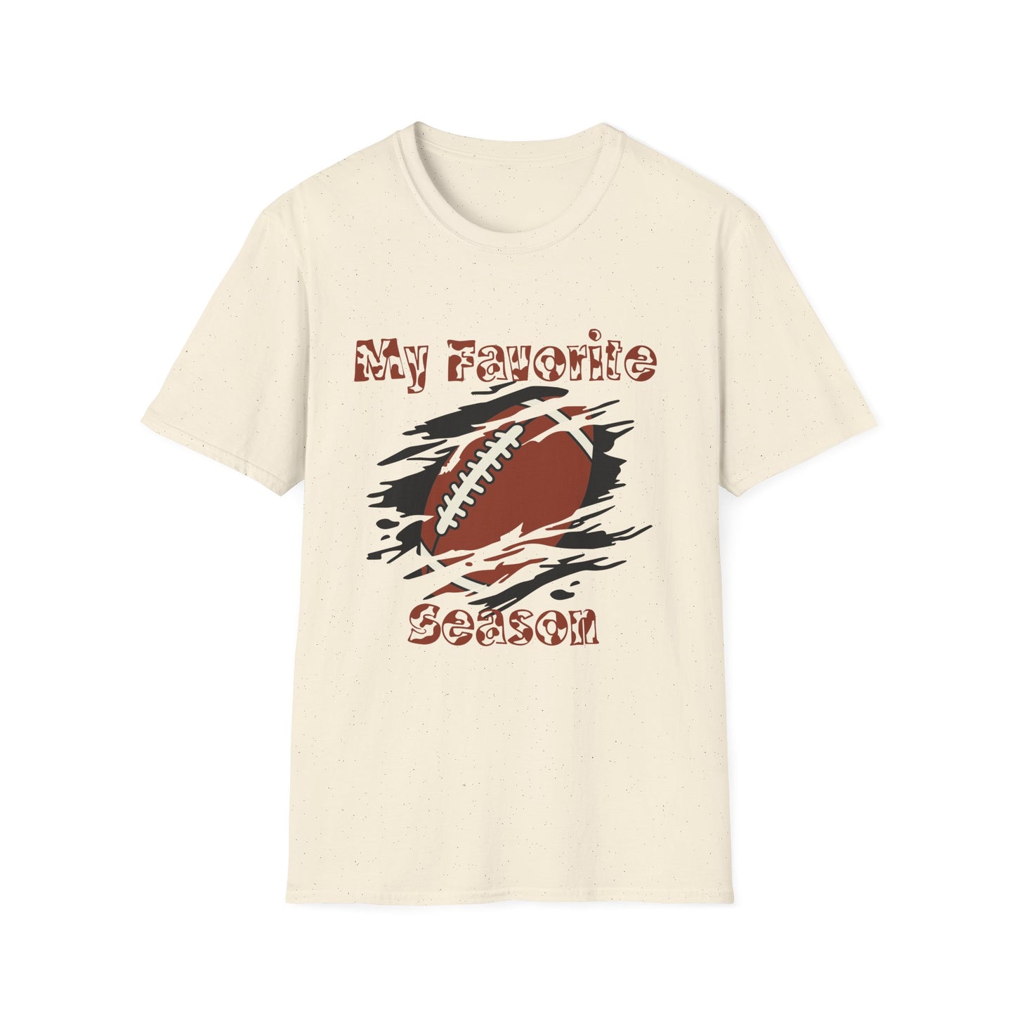 Football Season Unisex T-Shirt, My Favorite Season Tee, Comfortable Sportswear, Gift for Fans, Casual Everyday Wear, Perfect for Game Days