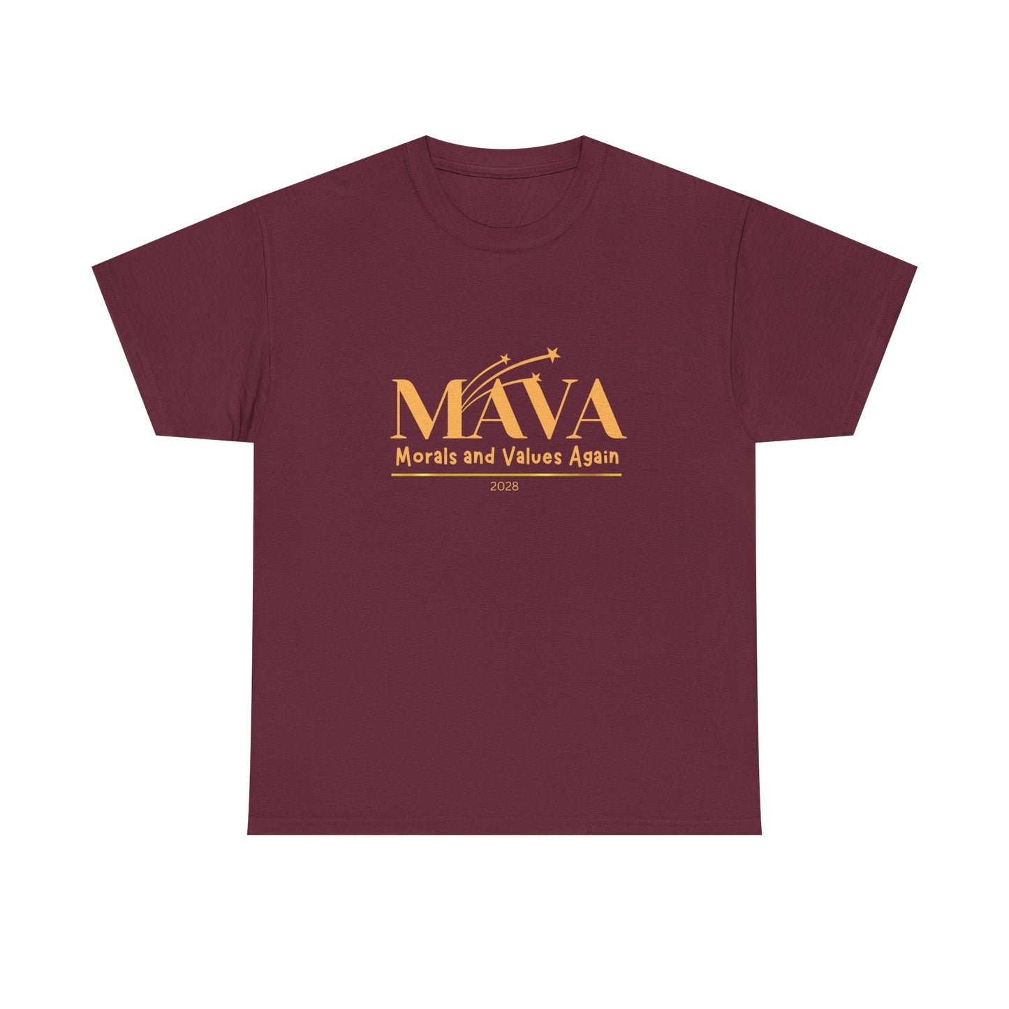 Morals and Values Again (MAVA) Unisex Tee, Graphic T-Shirt, Ethical Values Shirt, Philosophical Tee, Abstract Design Shirt, Unisex Heavy