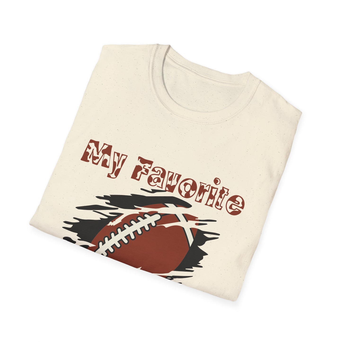 Football Season Unisex T-Shirt, My Favorite Season Tee, Comfortable Sportswear, Gift for Fans, Casual Everyday Wear, Perfect for Game Days