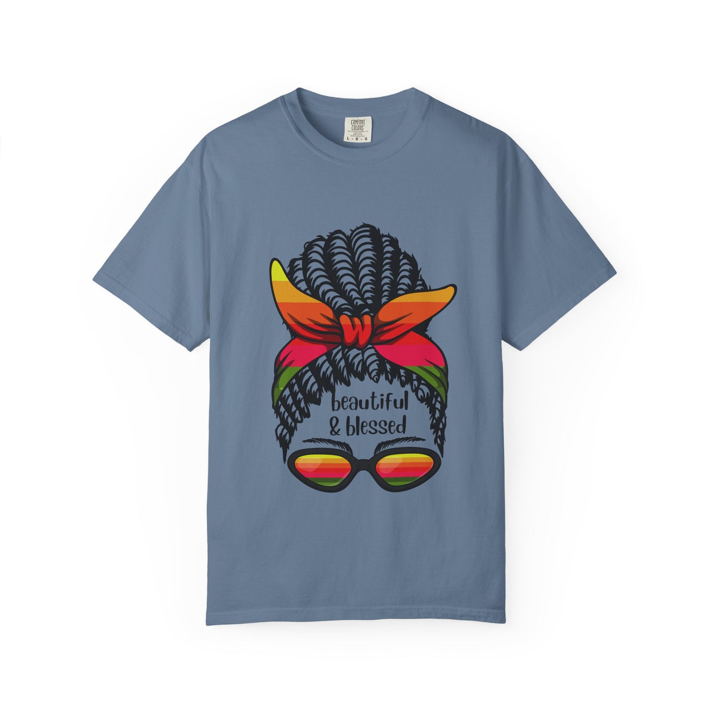 Beautiful & Blessed T-Shirt | Unisex Garment-Dyed Tee | Perfect for Celebrations, Festivals, Everyday Wear, Gifts, Casual Style
