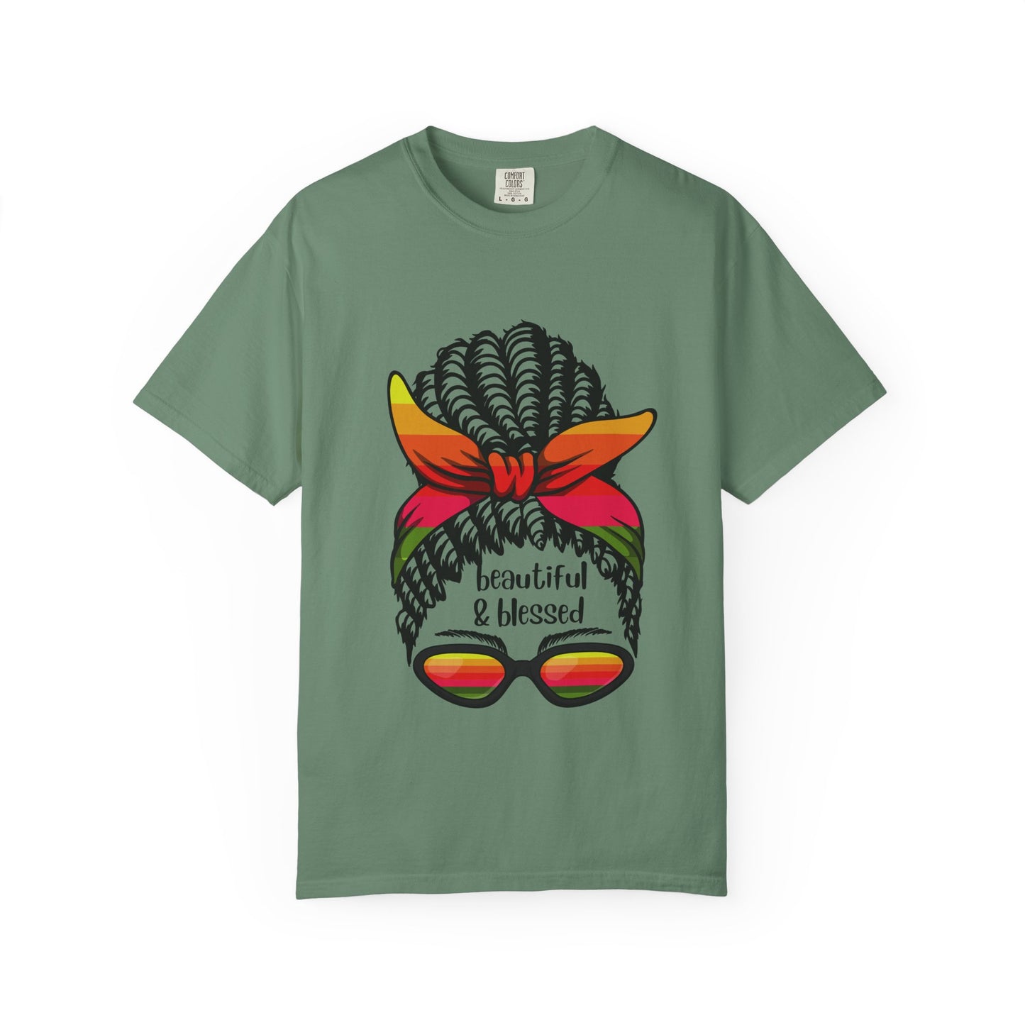 Beautiful & Blessed T-Shirt | Unisex Garment-Dyed Tee | Perfect for Celebrations, Festivals, Everyday Wear, Gifts, Casual Style