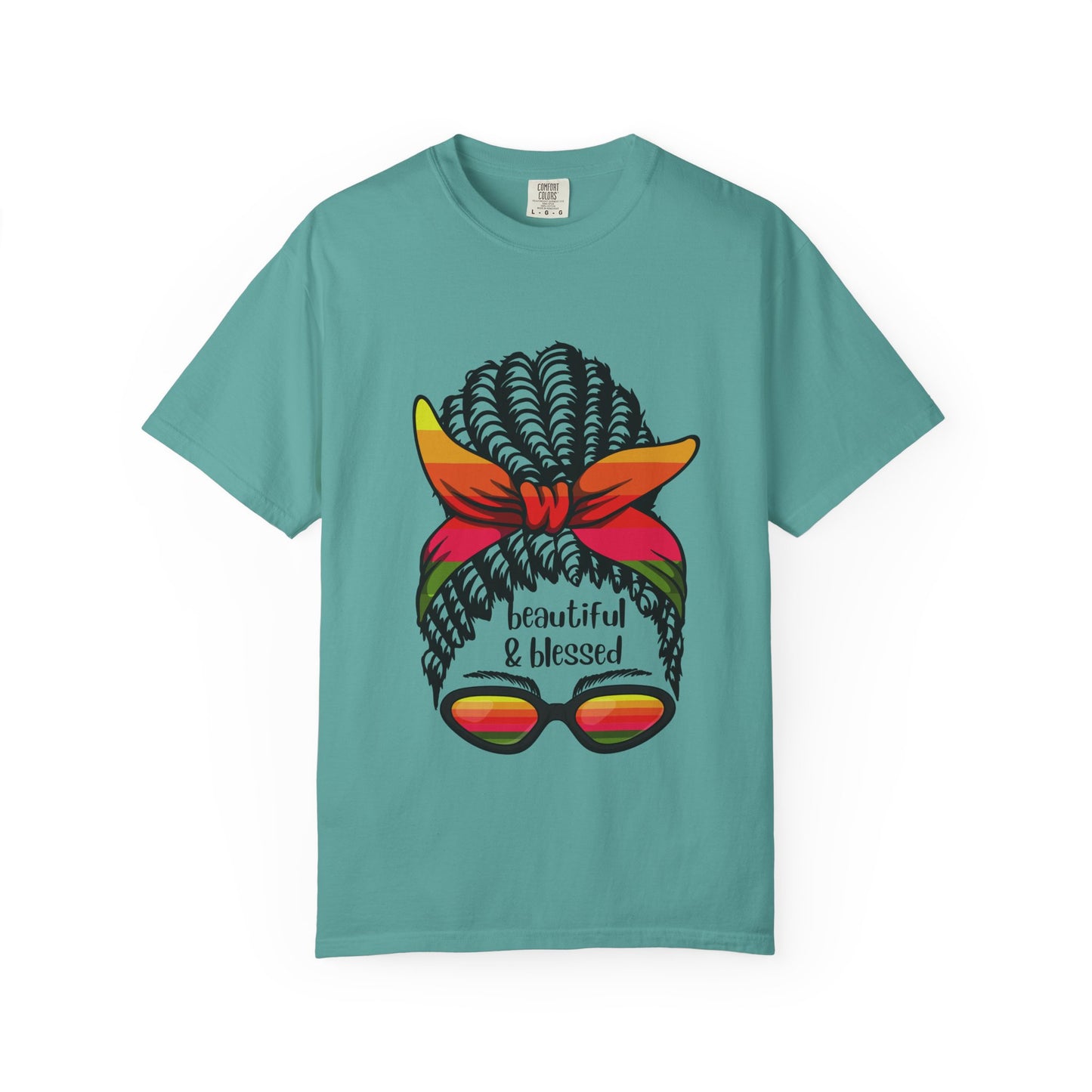 Beautiful & Blessed T-Shirt | Unisex Garment-Dyed Tee | Perfect for Celebrations, Festivals, Everyday Wear, Gifts, Casual Style
