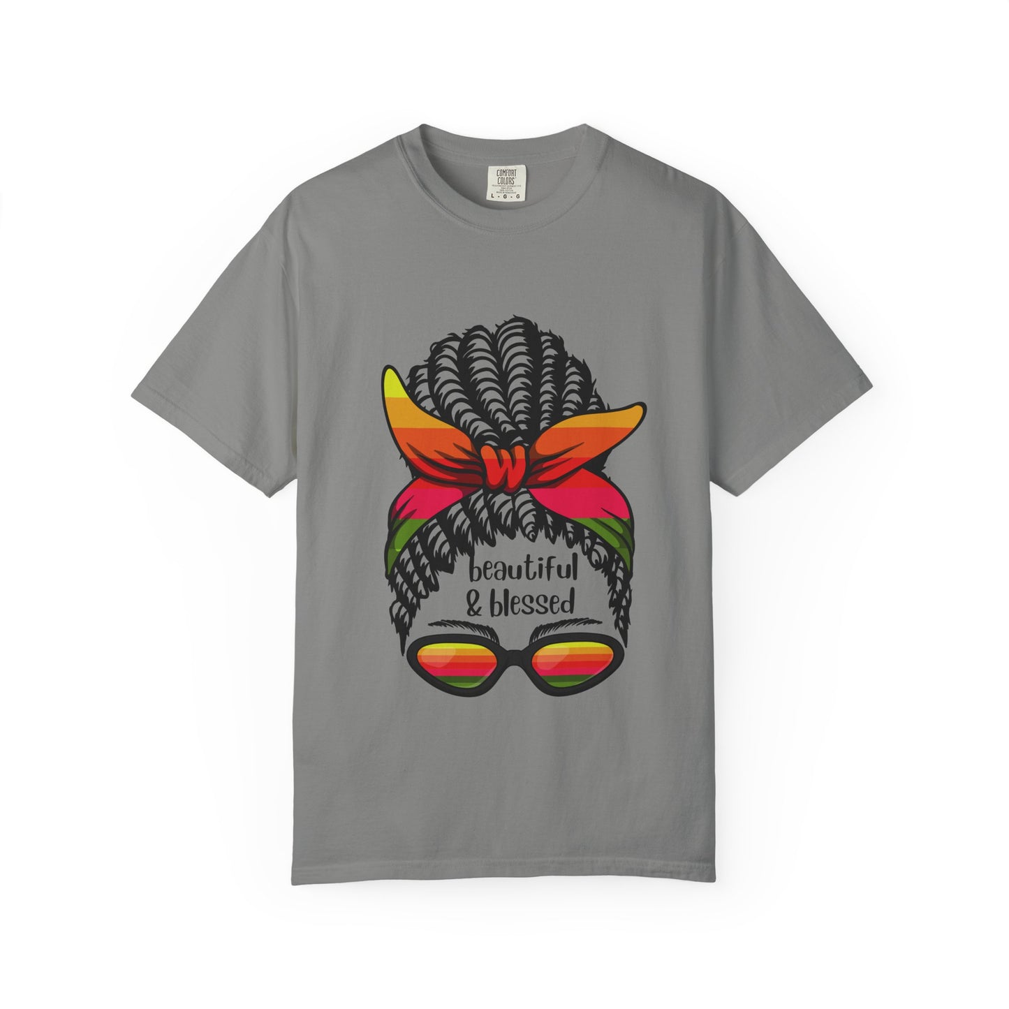 Beautiful & Blessed T-Shirt | Unisex Garment-Dyed Tee | Perfect for Celebrations, Festivals, Everyday Wear, Gifts, Casual Style