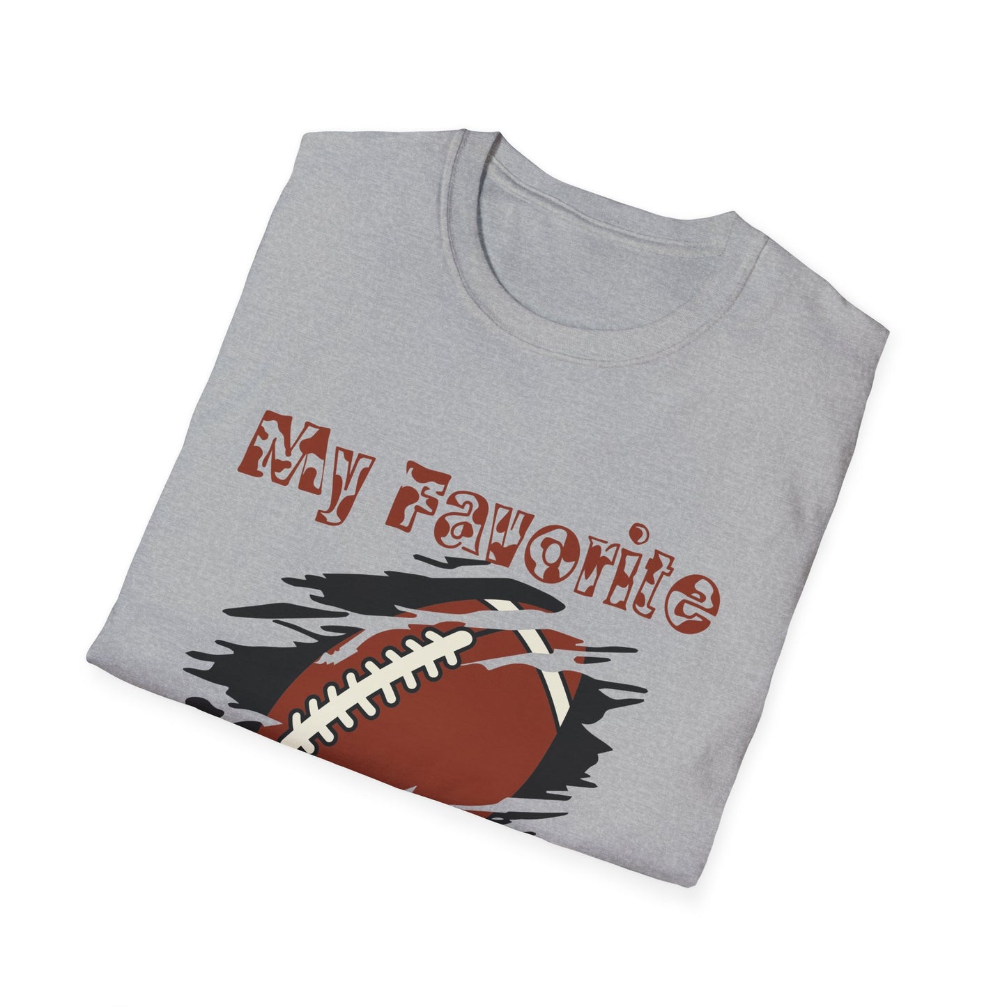 Football Season Unisex T-Shirt, My Favorite Season Tee, Comfortable Sportswear, Gift for Fans, Casual Everyday Wear, Perfect for Game Days