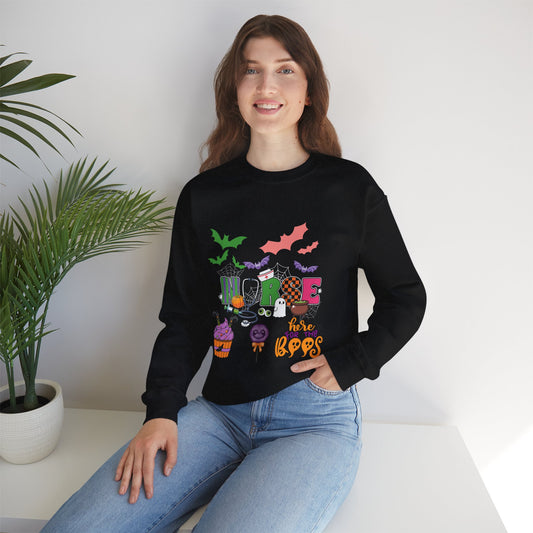 Halloween Vibes Sweatshirt - Perfect for Fall Celebrations, Cozy Style, Cute Gift for Spooky Season, Unisex Crewneck, Trick or Treat [...]