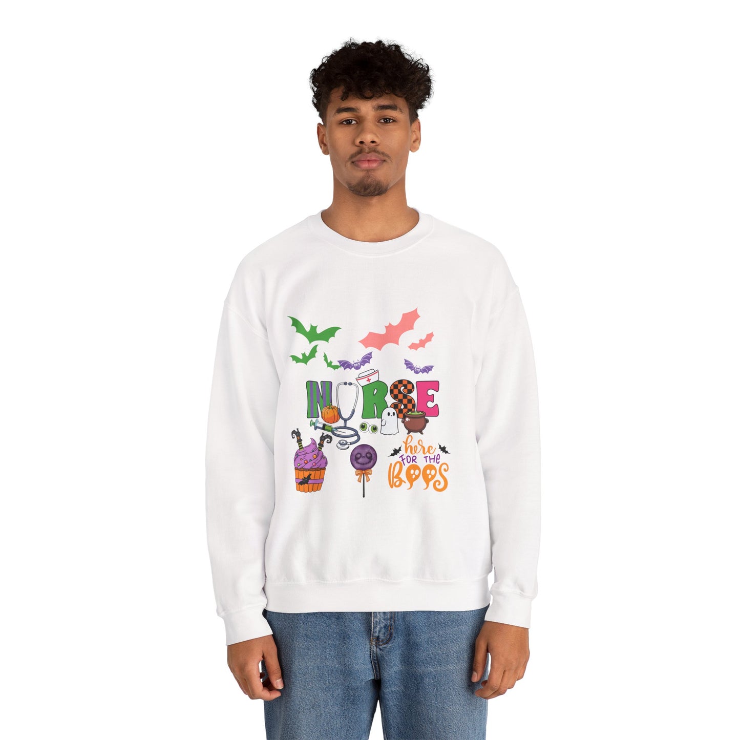Halloween Vibes Sweatshirt - Perfect for Fall Celebrations, Cozy Style, Cute Gift for Spooky Season, Unisex Crewneck, Trick or Treat [...]