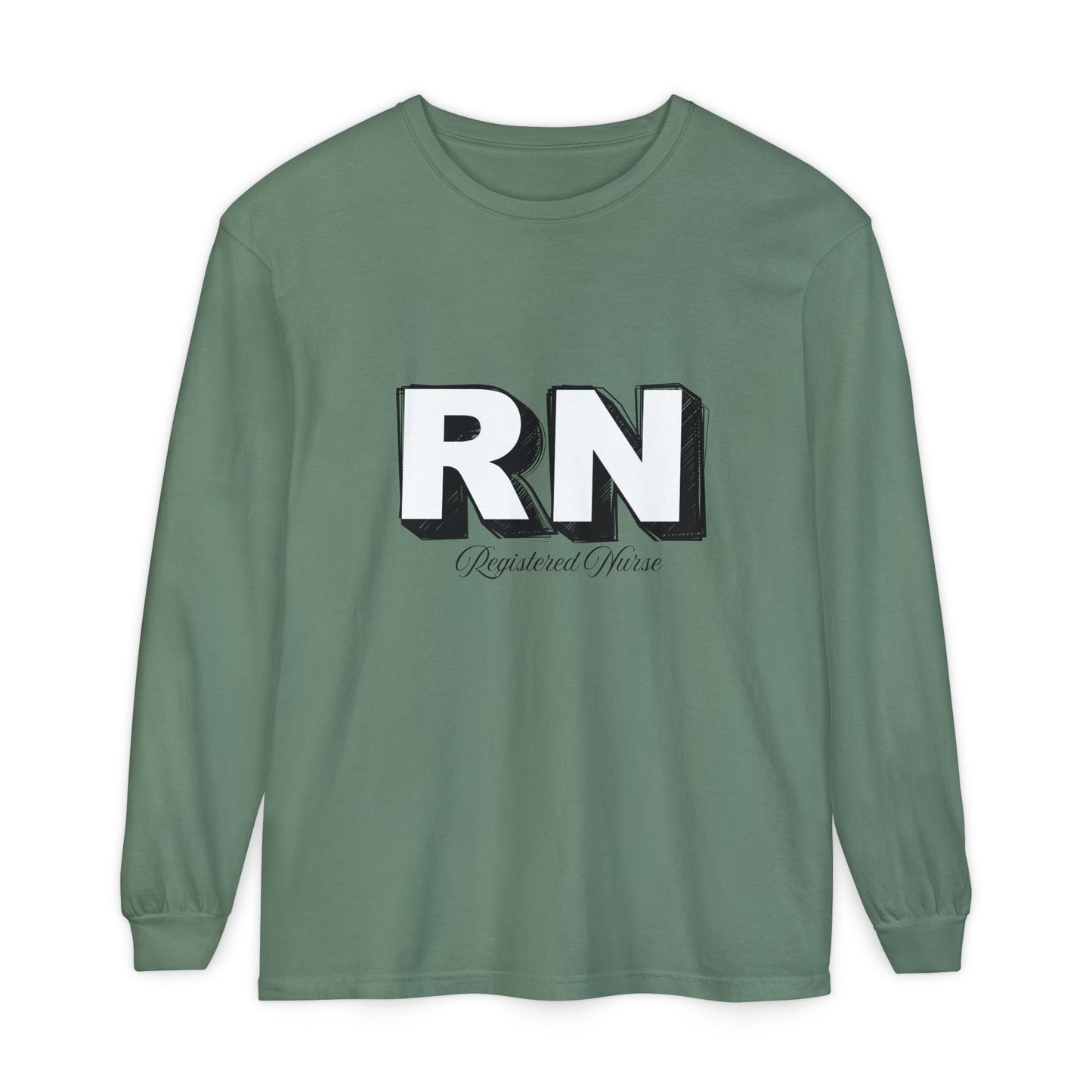 Registered Nurse Long Sleeve T-Shirt, Nursing Gift, Healthcare Apparel, Medical Uniform, Caregiver Tees