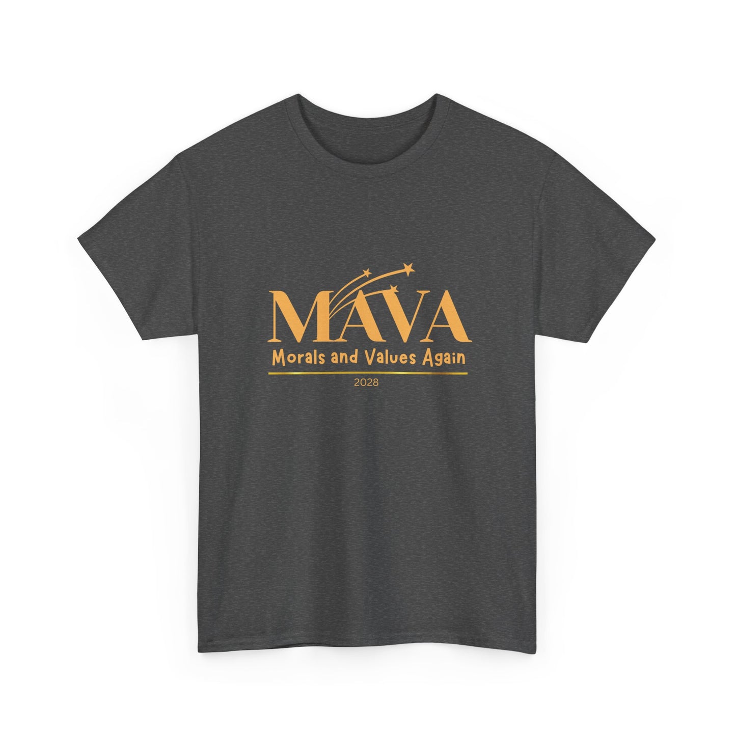 Morals and Values Again (MAVA) Unisex Tee, Graphic T-Shirt, Ethical Values Shirt, Philosophical Tee, Abstract Design Shirt, Unisex Heavy