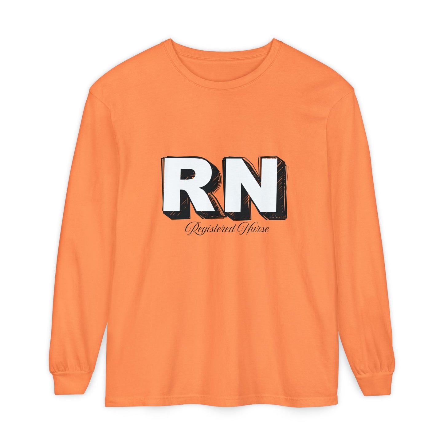 Registered Nurse Long Sleeve T-Shirt, Nursing Gift, Healthcare Apparel, Medical Uniform, Caregiver Tees