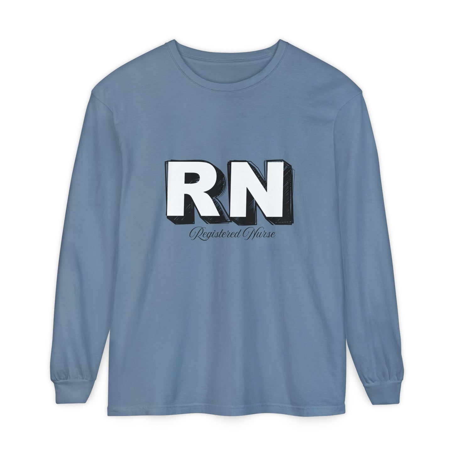 Registered Nurse Long Sleeve T-Shirt, Nursing Gift, Healthcare Apparel, Medical Uniform, Caregiver Tees